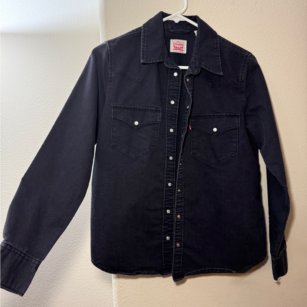 Levi's Charcoal Denim Shirt